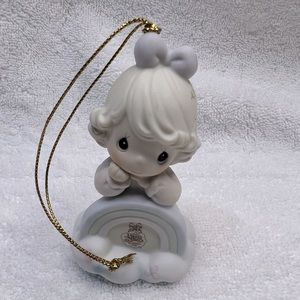 Precious Moments Figurine You're The End Of My Rainbow PM041 Christmas Ornament